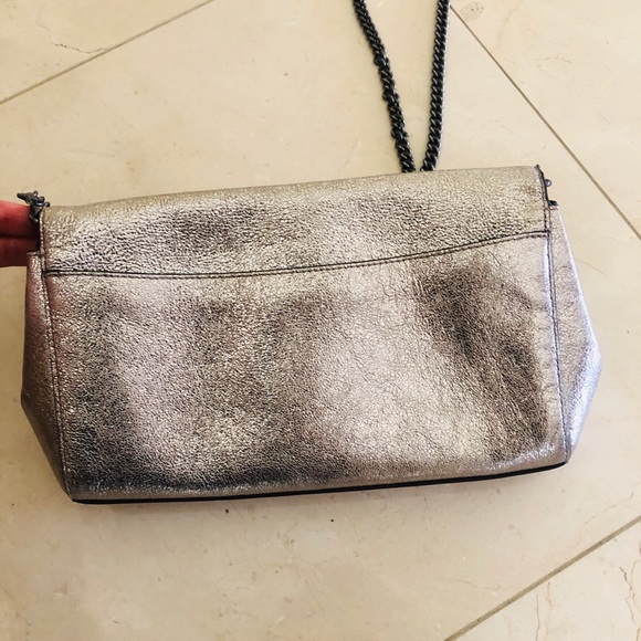 COACHAlexa Metallic Turnlock Clutch - Picture 9 of 12